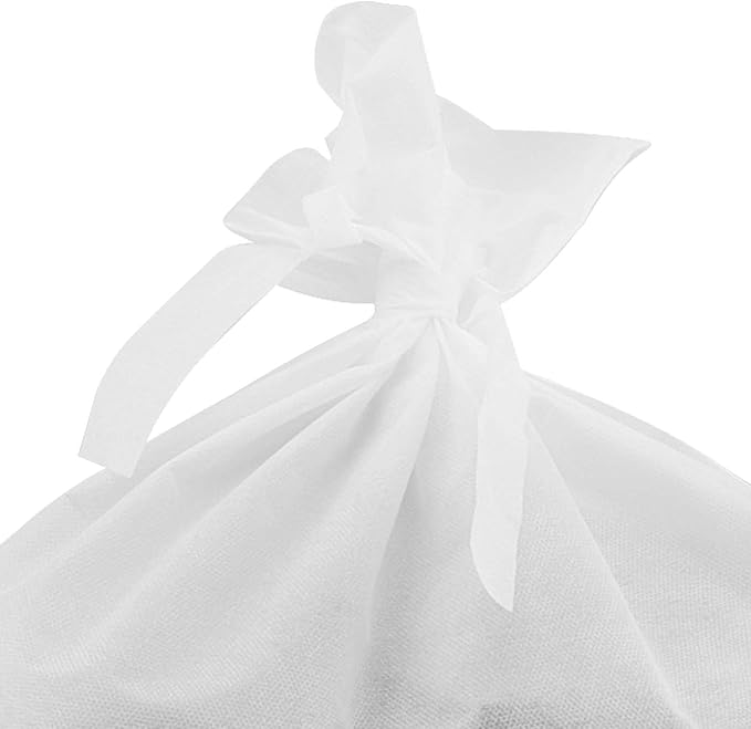 100 Pack 20 x 24 Inch Cold Brew Coffee Filters, Coffee Filter Bag Commercial Cold Brew Filters for Tea, Coffee and Spice, White