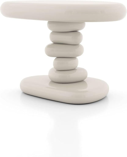 24/7 Shop at Home Kavren Modern 22-inch Oval Glossy Pedestal End Table - Image 9