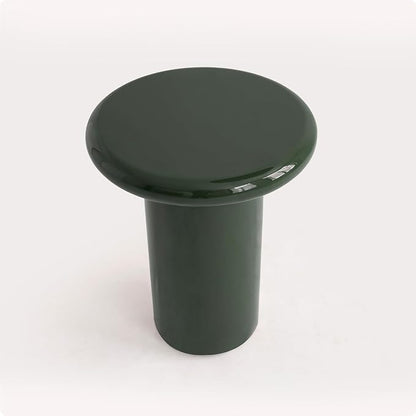 Acanva Modern End Tables with High Glossy Finish, Curved Edges, Accent Center - Image 3