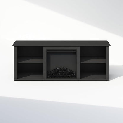 Furinno Jensen Fireplace TV Stand, NO Heat Decorative Electric Fireplace TV - Image 5