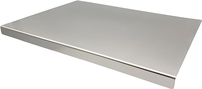 Stainless Steel Cutting Boards for Kitchen,Baking Board,Pastry Board,kneading Panel - Suitable for Cutting Vegetables, Fruits, Meat,bread - Easy To Clean and Store (50x40cm/19.6x15.7in)