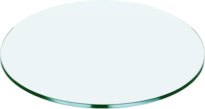 18" Round Tempered Glass Table Top by Unknown