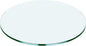 18" Round Tempered Glass Table Top by Unknown