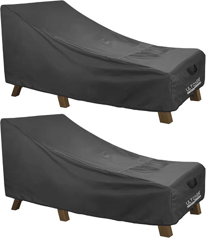 ULTCOVER Waterproof Patio Lounge Chair Cover Heavy Duty Outdoor Chaise Lounge by ULTCOVER