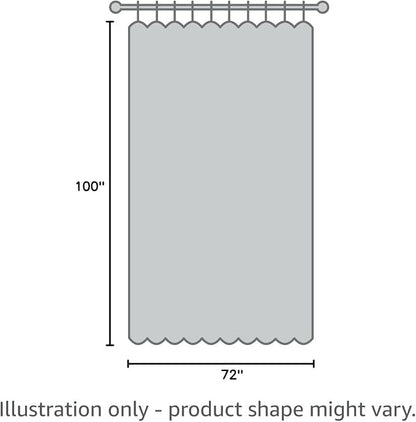 NICETOWN Grey Blackout Curtain Extra Wide 72 inches Long, Grommet Room - Image 7