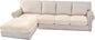 H.VERSAILTEX Velvet Stretch Sectional Couch Covers 4 Pieces Sofa Seat Cushion by HVERSAILTEX