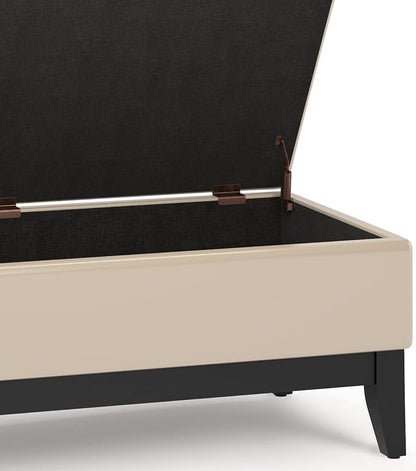 SIMPLIHOME Oregon Storage Ottoman Bench - Image 8