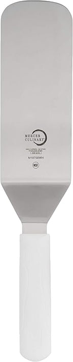 Mercer Culinary Millennia Turner Handle, 8 Inch x 3 Inch Blade, White Handle