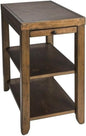 Pemberly Row Transitional Wood Chair Side Table, Nutmeg Finish, 29.75 in x 52 by PEMBERLYROW