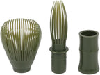 Traditional Matcha Whisk Reusable PP Resin Matcha Whisk Chasen Dishwasher Safe Matcha Stirrer Matcha Green Tea Powder Preparation Prepare Japanese Matcha Tea (Green)