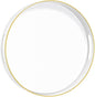 MAONAME White Decorative Tray for Coffee Table, Modern Round Serving Tray by MAONAME