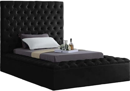Meridian Furniture Bliss Collection Modern | Contemporary Velvet Upholstered Bed by MeridianFurniture