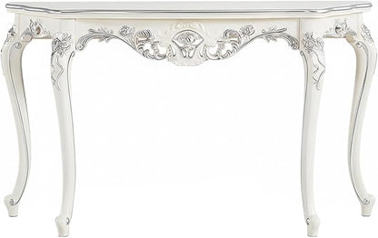 Vintage French Console Table, Wood Entryway Table by Unknown