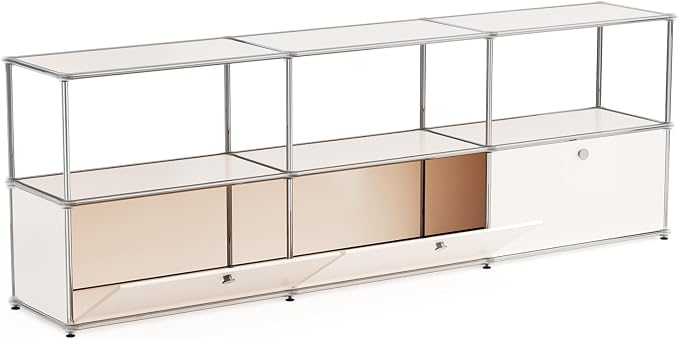 Modern Storage Cabinet Versatile Free-Standing Organizer - Image 3