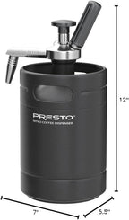 Presto 02939 Cold Brew Nitro Coffee Dispenser, 48 ounces