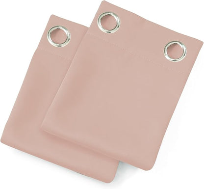 Blackout Curtains 66 x 95 inch/Blush Curtains Set of 2 Panels/Thermal Insulated - Image 9