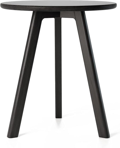 Round End Table Side Table 100% Solid Wood Occasional Table Minimal by RAICO