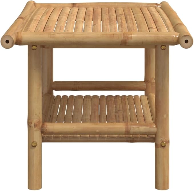Natural Bamboo Coffee Table - Image 5