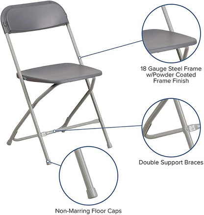 Flash Furniture Hercules Series Plastic Folding Chairs - Image 7