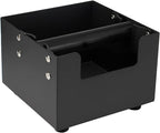 Espresso Knock Box, Stainless Steel Coffee Grind Knock Box Ground Waste Bin Container with Rubber Knocking Bar for Coffee Maker Machine