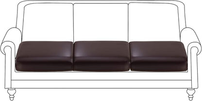 Fuloon Faux Leather Couch Cushion Slipcover, Waterproof Stretch Covers by Fuloon