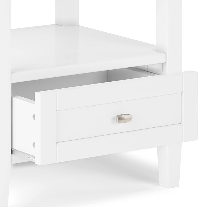 SIMPLIHOME Warm Shaker Solid Wood 20 inch Wide Transitional-Style End Tables in - Image 5