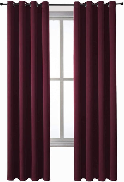 ChrisDowa Blackout Curtains for Bedroom and Living Room 84 Inches Long | 2 - Image 7