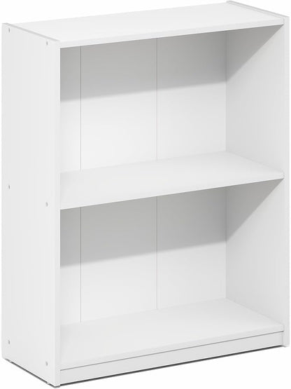 Furinno Gruen Book Shelf, 2-Tier Small Bookshelf, Bookcase - Image 6