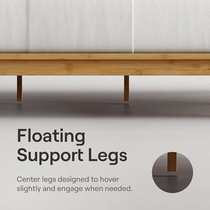 Nectar Bamboo Platform Bed Frame & Headboard - Image 3