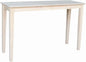 International Concepts Shaker Console Table, 48-Inch Long, Solid Parawood by InternationalConcepts