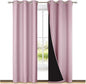 NICETOWN Blackout Curtains 80 inches Long, 2 Pieces, Lavender Pink, Full Light by NICETOWN