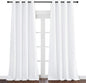 NICETOWN White Room Darkening Curtain 95 inches Long by NICETOWN