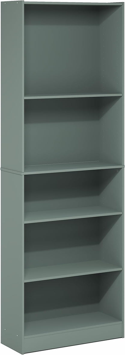 Furinno Jaya Book Shelf, 5-Tier Bookshelf, Bookcase - Image 5