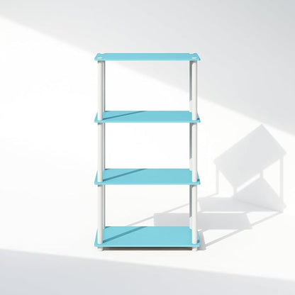 Furinno Turn-N-Tube Book Shelf, 4-Tier Bookshelf, Bookcase - Image 8