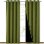 NICETOWN 100% Blackout Curtain Set, Thermal Insulated & Energy Efficiency by NICETOWN