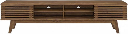 Modway Render 70" Mid-Century Modern Low Profile Media Console Entertainment TV - Image 5