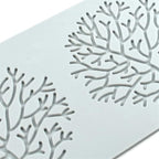 Silicone Lace Mold, Wedding Cake Lace Mat, Coral Cake Decorating Mold Flower Fondant Impression Mats for Edible Lace Fondant Mold, Sugar-Lace Cupcake Mat Tools (B_10.6x5.4x0.12inch)