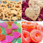 Metal Cookie Cutters Set - Star Cookie Cutter Stainless Steel Round Biscuit Cutter Heart Small Star Cookie Cutters Mini Flower Molds Cutter for Baking (20 Round Heart Flower Star Cookie Cutters)