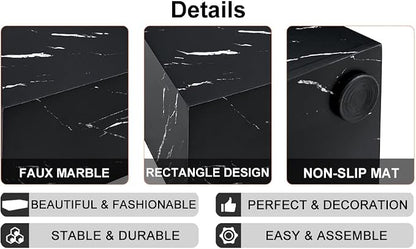 39.3'' Marble Coffee Table - Image 8