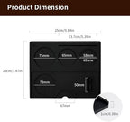 Espresso Tamping Mat - Espresso Tamping Station Food Grade Silicone Coffee Tamper Mat Espresso Accessory for Baristas Home Kitchen Bar Coffee Shop 9.84Inch x 7.87Inch (Black)