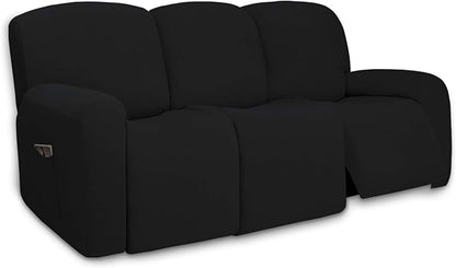 PureFit Super Stretch 3 Seats Recliner Sofa Couch Cover by PureFit