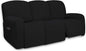 PureFit Super Stretch 3 Seats Recliner Sofa Couch Cover by PureFit