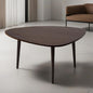 Handmade Eco-Friendly Modern Wood Dark Walnut Drop Shaped Coffee Table 3' from by BBHHomes