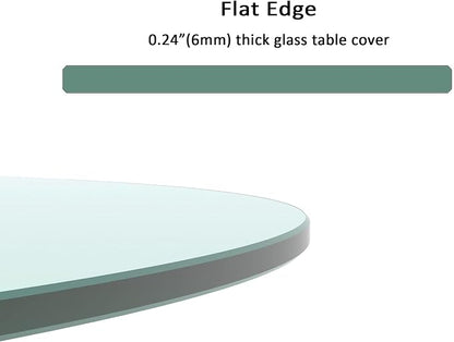 40" Round Tempered Glass Table Top - Image 6