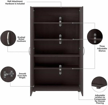 Bush Business Furniture Universal Tall Linen Cabinet - Image 7