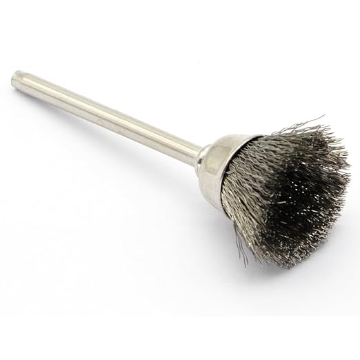 45-Piece Wire Brush Set - Metal Rust Removal, Polishing, Cleaning - Shaft 1/8″ (3mm) - Removes Burrs, Dust, and Oxide Layer - Handles Rough Surfaces - Designed for Industrial and DIY Enthusiasts