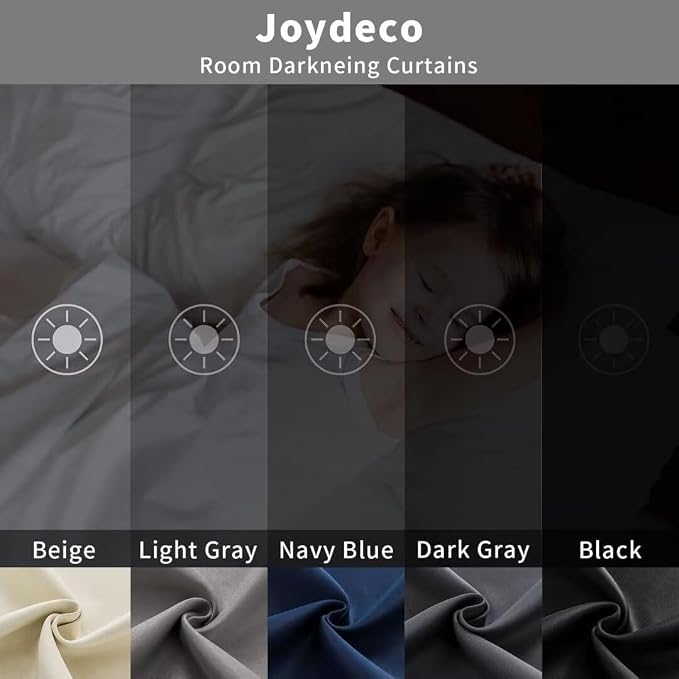 Joydeco 72 Inch Blackout Curtains - Image 9