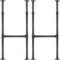 38'' x 14'' Industrial Pipe Table Leg by NIUBIDINDUSTRIALFURNITUR