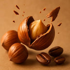 Hazelnut Flavored Whole Bean Coffee – 100% Arabica, Organic, No Artificial Sweeteners, Naturally Flavored, Medium Roast, Single Origin – by Coffea Flavor