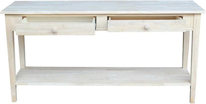 IC International Concepts Spencer Server Extended Length Console Table - Image 10